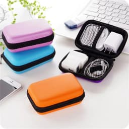 Earphone Storage Bag Portable Data Cable Organizer Bag Multifunctional Digital Gadgets Case For Charger U Disk Protective Cover