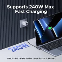 UGREEN USB-C Fmale to USB-C Male Adapter Right Angle 3PCS/2PCS Support 240W Fast Charging & 40Gbps For Macbook Ipad Phone