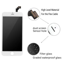 Lcd Display For Iphone 4 4S 5 5S 6 6S 7 8 Plus 7P 8P Black White Lcd Replacement Screen Digitizer Assembly With Repair Tools