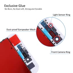 Lcd Display For Iphone 4 4S 5 5S 6 6S 7 8 Plus 7P 8P Black White Lcd Replacement Screen Digitizer Assembly With Repair Tools