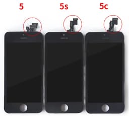 Lcd Display For Iphone 4 4S 5 5S 6 6S 7 8 Plus 7P 8P Black White Lcd Replacement Screen Digitizer Assembly With Repair Tools