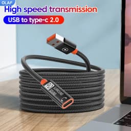 USB To Type C 2.0 Extension Cable Fast Charging Data Transfer USB C Headphone USB 3.0 Male To USB2.0 Female Extension Data Cable