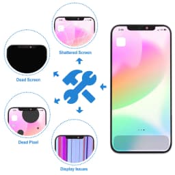 New AMOLED Display For iPhone 12 Pro Max Touch Screen With 3D Digitizer Assembly Replacement Display Factory Wholesale 100% Test
