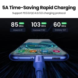 UGREEN USB C Cable PD100W Type C to Type C for MacBook iPhone 17 Samsung S25 PD100W USB Type C Fast Charging Cable Cord QC4.0