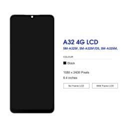 100% Tested For Samsung Galaxy A32 4G A325 A325F SM-A325M SM-A325F/DS LCD Display Touch Screen Digitizer Assembly Replacement