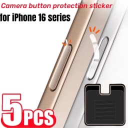 Camera Button Protective Glass for iPhone 16 Pro Max 16Pro Plus Colorful Protector Anti-Scratch Stickers Phone Accessories