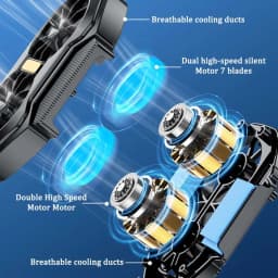 2024 New FS01 Phone Cooler 600mAh Dual Fan Rechargeable Radiator Game Cooling Back Clip Wireless Mute for Smartphones Universal