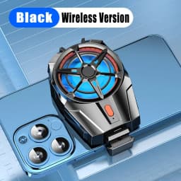 2024 New FS01 Phone Cooler 600mAh Dual Fan Rechargeable Radiator Game Cooling Back Clip Wireless Mute for Smartphones Universal