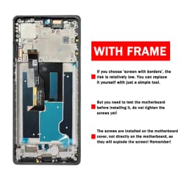 6.7'' P-OLED Edge50Fusion Display For Motorola Moto Edge 50 Fusion LCD Display Touch Screen Digitizer Assembly With Fingerprint