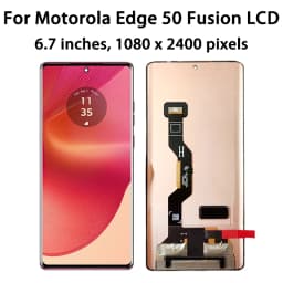6.7'' P-OLED Edge50Fusion Display For Motorola Moto Edge 50 Fusion LCD Display Touch Screen Digitizer Assembly With Fingerprint