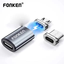 USB C Cable Magnetic Adapter Micro USB Type C Magnetic Charger Connector For Huawei Samsung Usbc 3 in 1 Charging Converter OTG