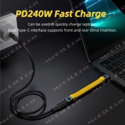 Thunderbolt 5 Full-function Data Cable USB C To USB C Fast Charging PD 240W 16K 60Hz Video Output Functional 80Gbps Transmission