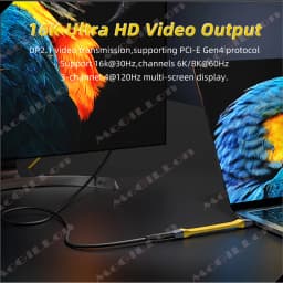 Thunderbolt 5 Full-function Data Cable USB C To USB C Fast Charging PD 240W 16K 60Hz Video Output Functional 80Gbps Transmission