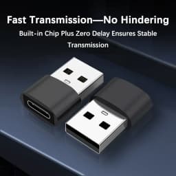 1-6PCS USB C Female to USB A Male OTG Adapter Fast Charging Data Sync Compatible with MacBook Pro Air iPad Surface Galaxy