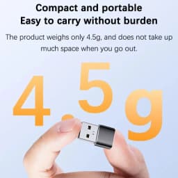1-6PCS USB C Female to USB A Male OTG Adapter Fast Charging Data Sync Compatible with MacBook Pro Air iPad Surface Galaxy