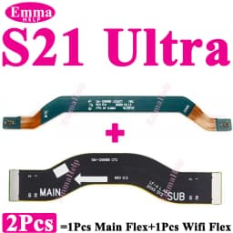 2pcs Motherboard Connect Flex For Samsung Galaxy S20 S21 S22 S23 S24 Plus Ultra Wifi Signal Connect Mainboard Flex Cable
