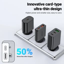 ACEFAST Ultra Thin GaN PD30W Fast Charging Phone Charger For iPhone 17/16/15 Pro Max Wall Travel Quick Charging For Samsung S23