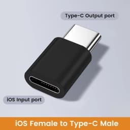 USB C To Lightning Adapter For iOS Male to Type C Female Converter Fast Charging For iPhone 16 Type C IOS Data Transfer Adapter