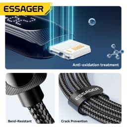 Essager USB C Cable For iPhone 14 13 12 11 Pro Max Xs Digital Display Wire PD 29W Fast Charging Type C To Lighting Data Cord