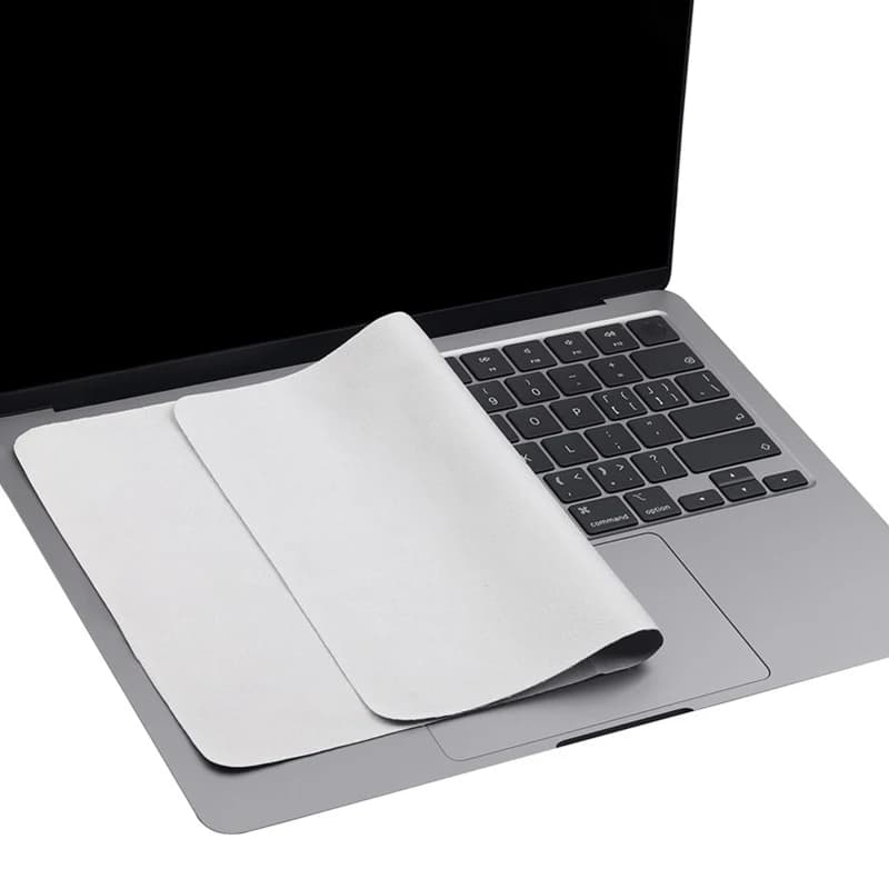 1pcs Microfiber Dustproof Laptop Screen Cleaning Cloth For MacBook Pro 13/15/16 Protective Notebook Palm Keyboard Blanket Cover