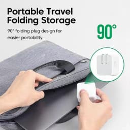 PD40W Super Fast Charge US/UK/EU Mobile Phone Charger USB C Portable Charger For Iphone 17 16 15 Samsung POCO Ipad