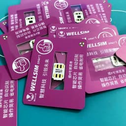 2026 Newest Wellsim Smart Automatic For IP6 To 17 Pro Max Power-Saving WELLSIM Smart Card Stickers
