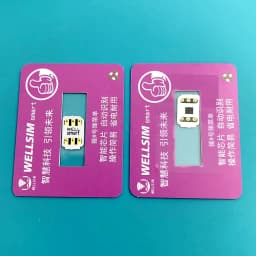 2026 Newest Wellsim Smart Automatic For IP6 To 17 Pro Max Power-Saving WELLSIM Smart Card Stickers