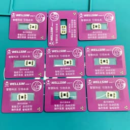 2026 Newest Wellsim Smart Automatic For IP6 To 17 Pro Max Power-Saving WELLSIM Smart Card Stickers