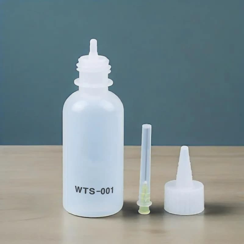 1Pc Liquid Alcohol With Needle 50ML WTS-001 For Phone PCB Welding Repair Plastic For Dispenser Rosin Solder Flux Paste