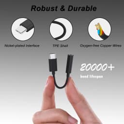 Type C to 3.5mm Headphone Adapter USB-C 3.5 Jack Audio Cable for Huawei P30 Xiaomi Samsung Oneplus Earphone Audio Adapter