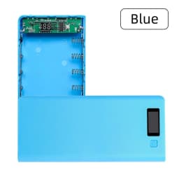 DIY 8/10 Slot 18650 Battery Holder Power Bank Case Dual USB Type C Charger Shell For iPhone Xiaomi Huawei 18650 Battery Cases