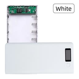 DIY 8/10 Slot 18650 Battery Holder Power Bank Case Dual USB Type C Charger Shell For iPhone Xiaomi Huawei 18650 Battery Cases