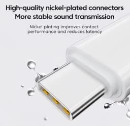 USB C To 8 Pin Adapter Type C To 8 Pin Audio Converter Headphone Earphones Converter for iPhone 15/16 iPad MacBook Type C Phon