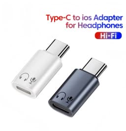 USB C To 8 Pin Adapter Type C To 8 Pin Audio Converter Headphone Earphones Converter for iPhone 15/16 iPad MacBook Type C Phon