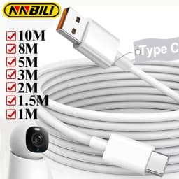 NNBILI USB Type C Cable 1M 1.5M 2M 3M 5M 7M 8M 10M 12M 14M USB C Fast Charge Equipment Universal Cable for Samsung Camera PS5 VR