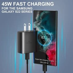 5A 45W PD USB-C Super Fast Charging Type-C Cable For Samsung S21 S22 FE S23 S24 Plus S25 Ultra A14 A15 A33 A34 A53 A54 A55 A71