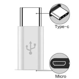 Micro USB To Type C Android Phone Adapters OTG Converter USB C Male To Micro Female Connectors for IPhone Tablet Xiaomi Huawei