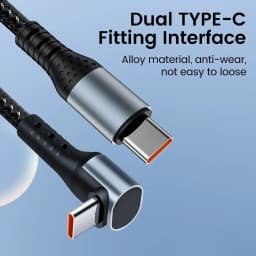 Short USB C Cable Type C Cable 25cm/30cm Elbow Fast Charging USB Type C Data Cable For IPhone15 Xiaomi Power Bank Phone Wire