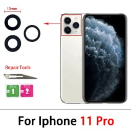 Camera Glass Lens Back Rear Camera Glass Lens with Glue Replacement Repair Spare Parts For iPhone 11 Pro Max 14 Plus 13 12 Mini