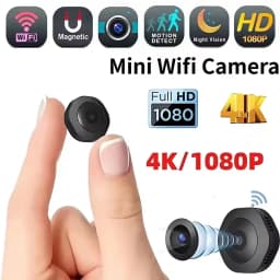 4K HD Mini Wireless Camera Portable Cam Invisible Night Version Camcorder Wifi Remote Monitor Video Voice Recorder Cameras 2026