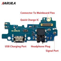 USB Dock Connector Charging Port Flex Cable For Samsung A22 A32 A42 4G 5G A225F A226 A325F A336 Charger Board With Mic Module