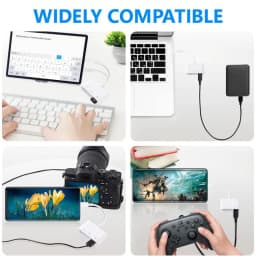 3 In 1 SD TF Card Reader For iPhone 14 12 13 11 Pro Max XR XS USB-A Female Camera Converter For iPhone OTG Adapter