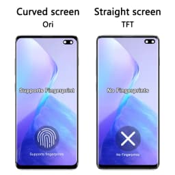 TFT Quality with Frame for Samsung S10 Plus S10+ G975F Lcd Display Digital Touch Screen for Samsung S10 G973F Screen Replacement
