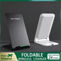 Wireless Charger Station For iPhone 15 14 13 12 11 Pro Max 11 Phone Stand Fast Charging Charger for Samsung Xiaomi Foldable