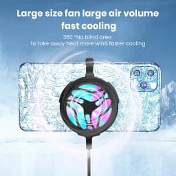 1PCS NEWEST USB Air-cooled Mobile Phones Radiator Back Clip General Charging Small Fan Gift Pubg Suitable for All Mobile Phones