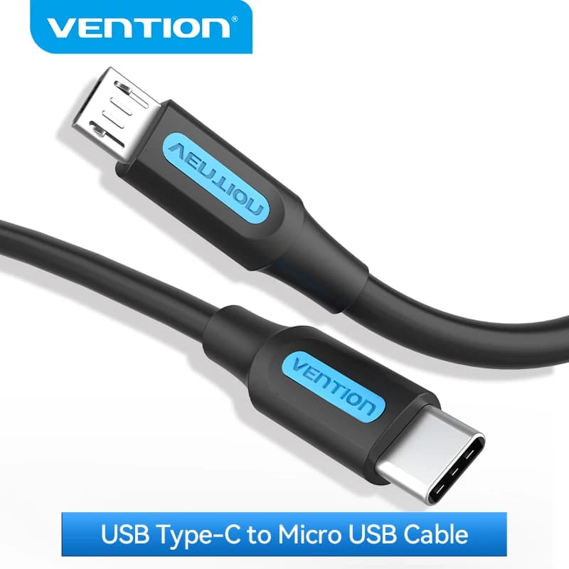 Vention Type C to Micro USB Cable Fast Charging Type-C Adapter for Samsung Huawei Xiaomi MacBook Pro OTG Mobile Phone Micro USB