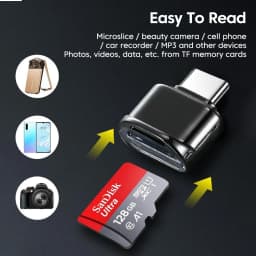 Mini Type-C OTG Micro TF Card Reader USB 3.1 High-Speed for Phone Laptop MacBook Samsung Xiaomi Data Transfer USB C Adapter