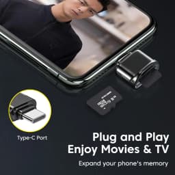 Mini Type-C OTG Micro TF Card Reader USB 3.1 High-Speed for Phone Laptop MacBook Samsung Xiaomi Data Transfer USB C Adapter