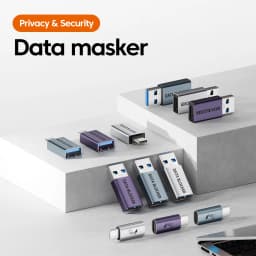USB Data Blocker USB Charging Adapter No Data Syncing Quick Charging USB/Type-C Data Blocker Notebook Phone Data Shielding