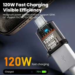USB 3.2 to Type C Adapter OTG Fast Charging 120W 10GB High Speed Data Audio Transfer For PC Tablet Xiaomi Huawei USB C Converter